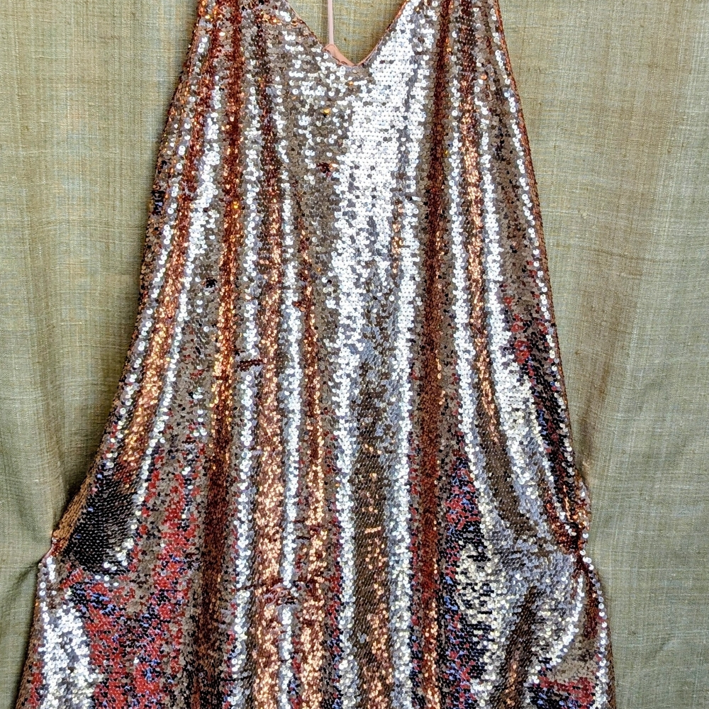 NSR Shimmering Sequin Mini Dress